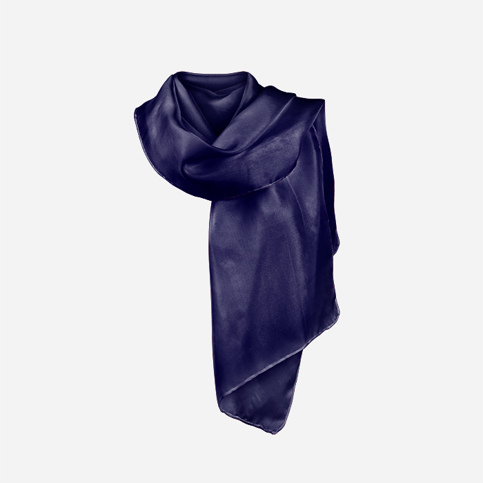 cashmere scarf navy Blue